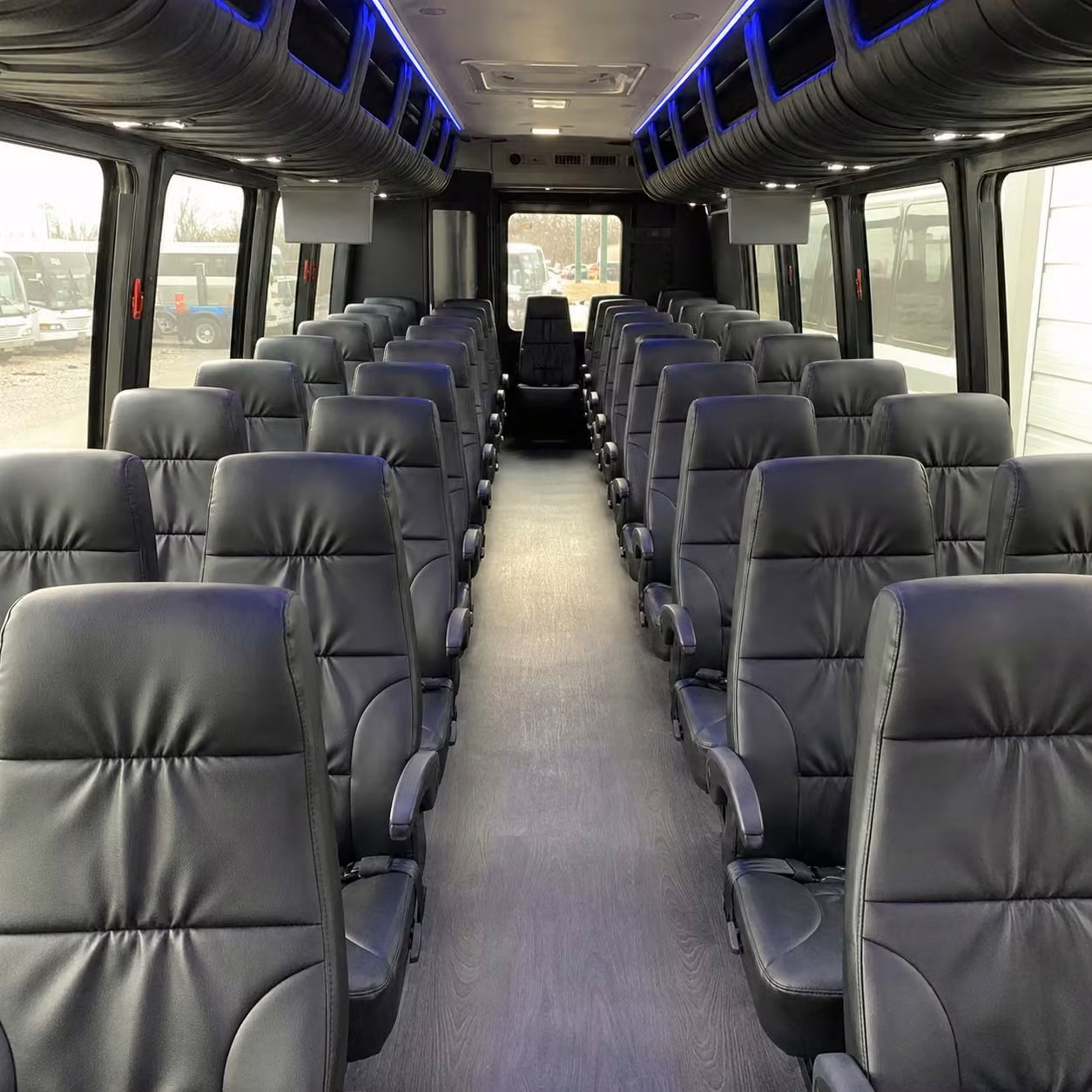 35 passenger minibus inside