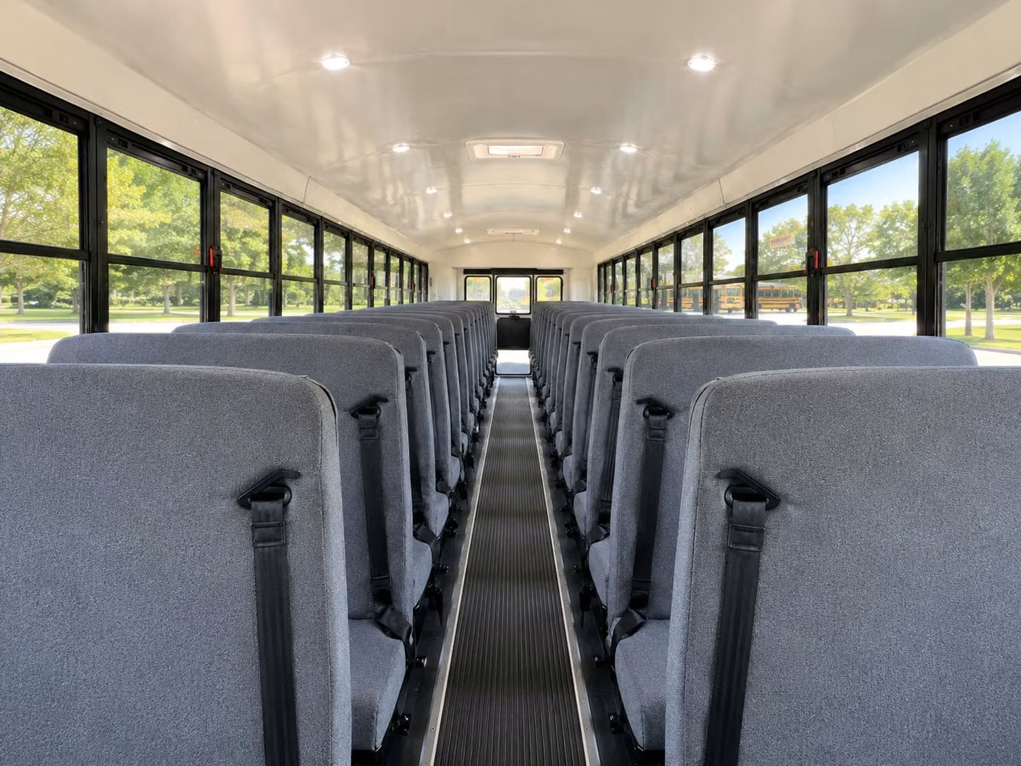 school bus interior