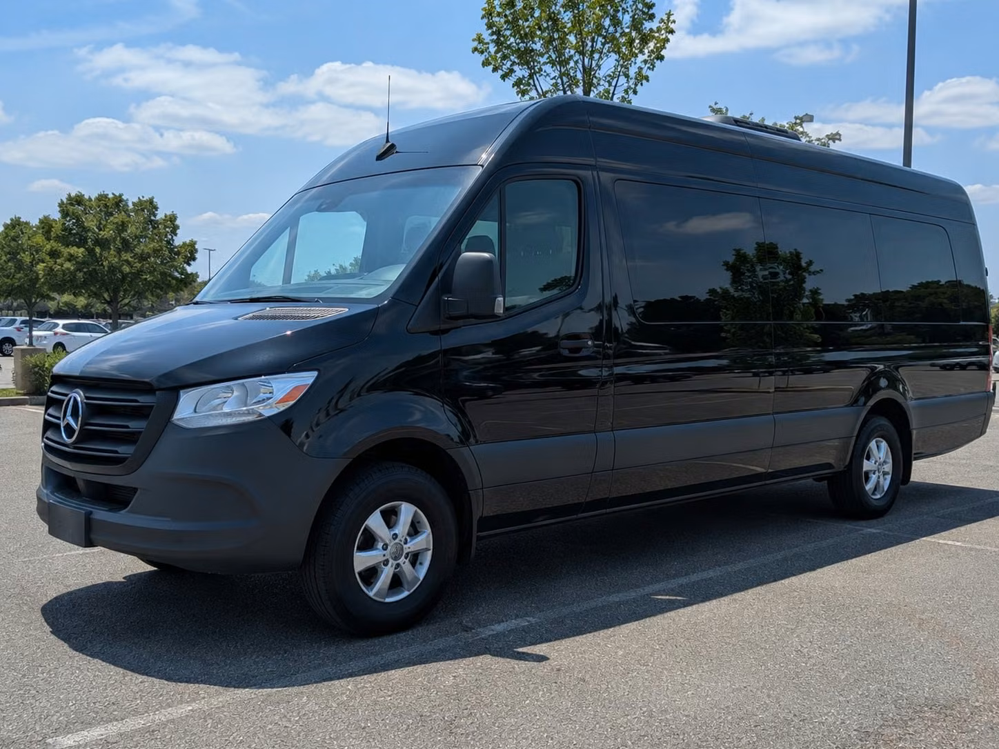 sprinter van with driver